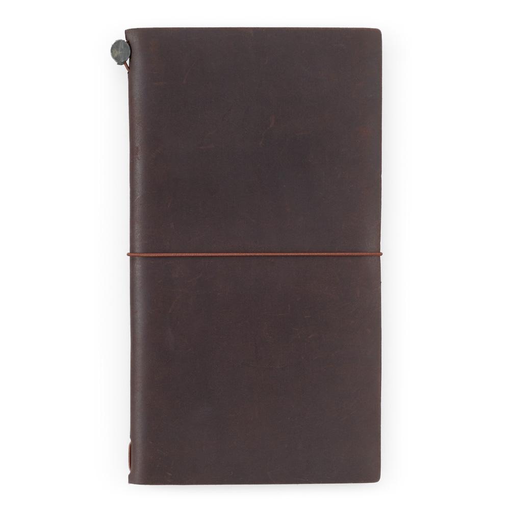 Travelers note book leather brown