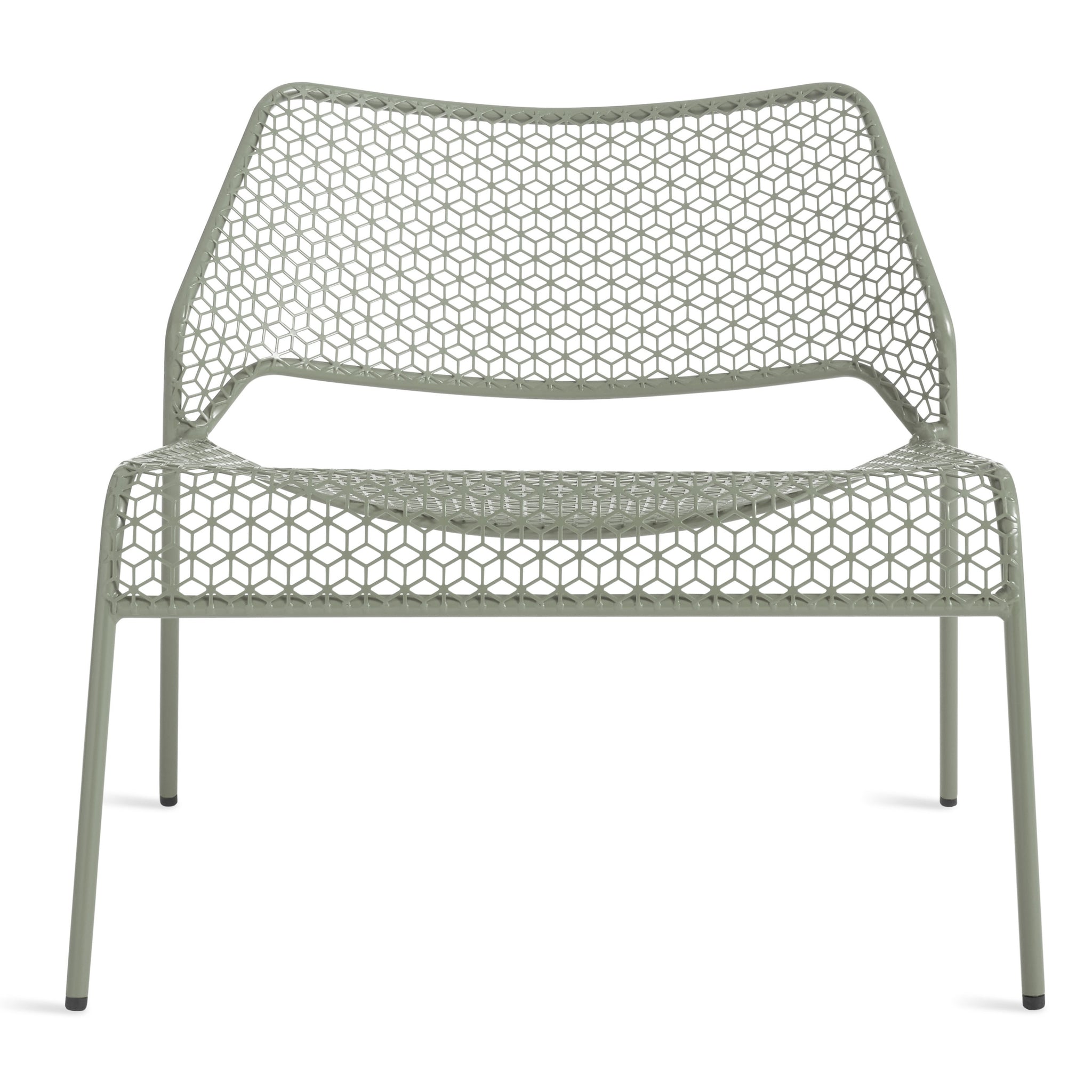 blu dot hot mesh lounge chair grey green