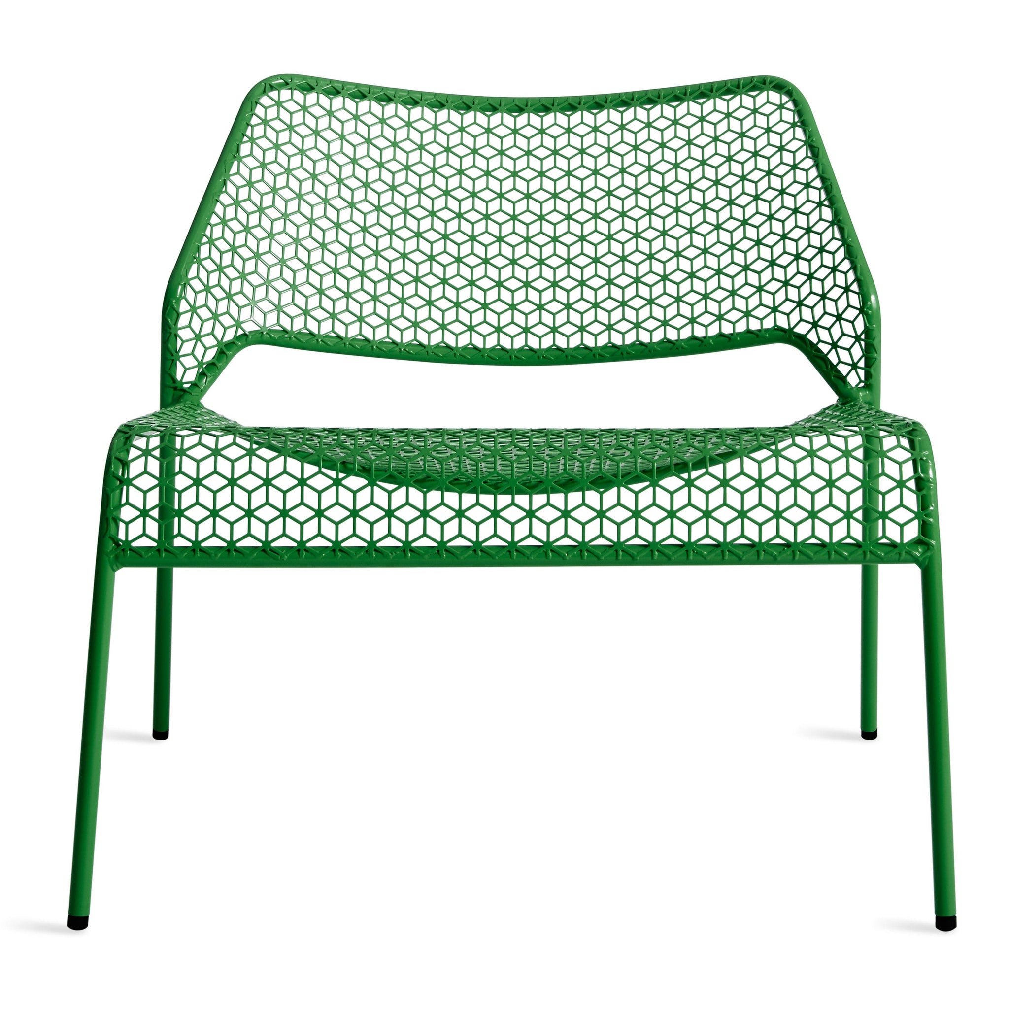 blu dot hot mesh lounge chair green