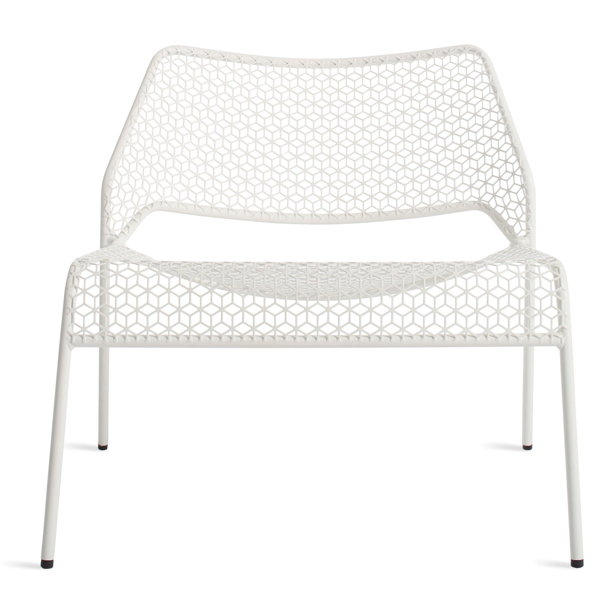 blu dot hot mesh lounge chair off white