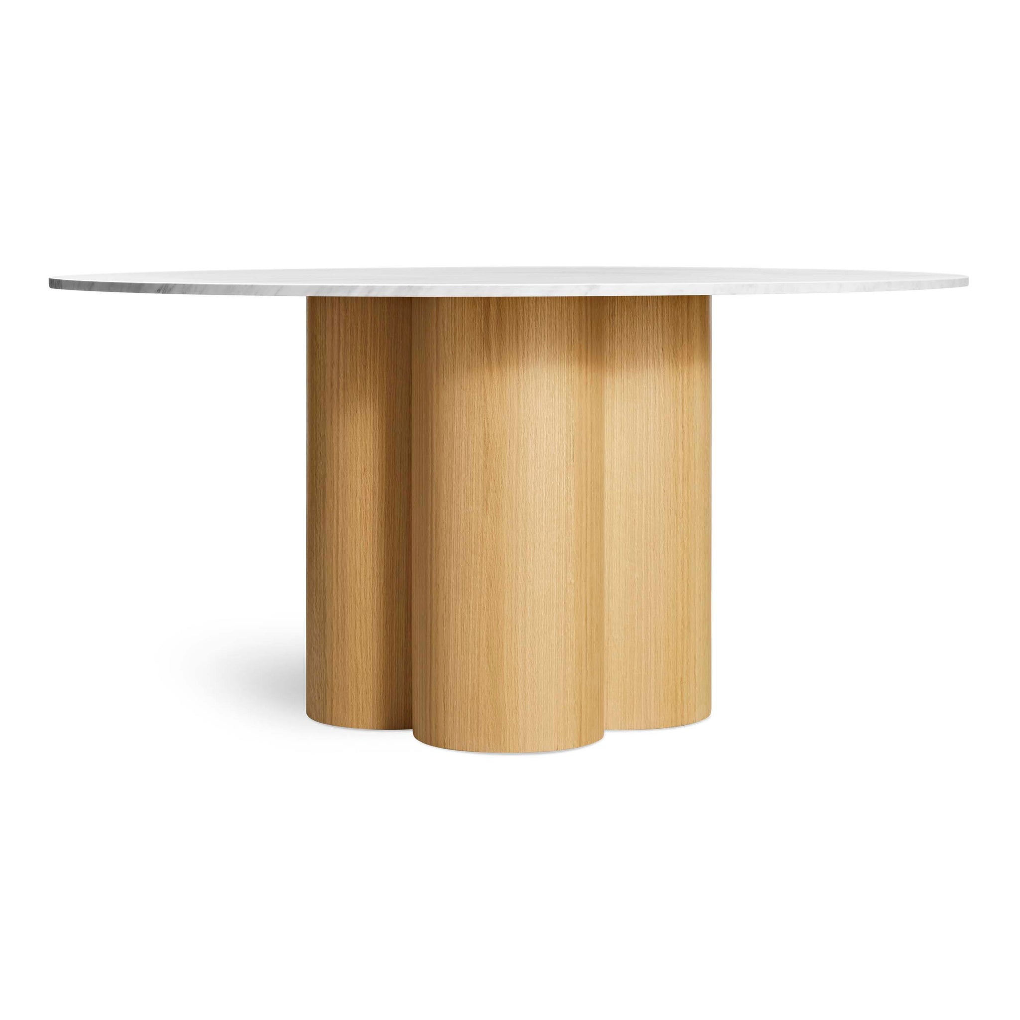 4/4 60" Round Dining Table