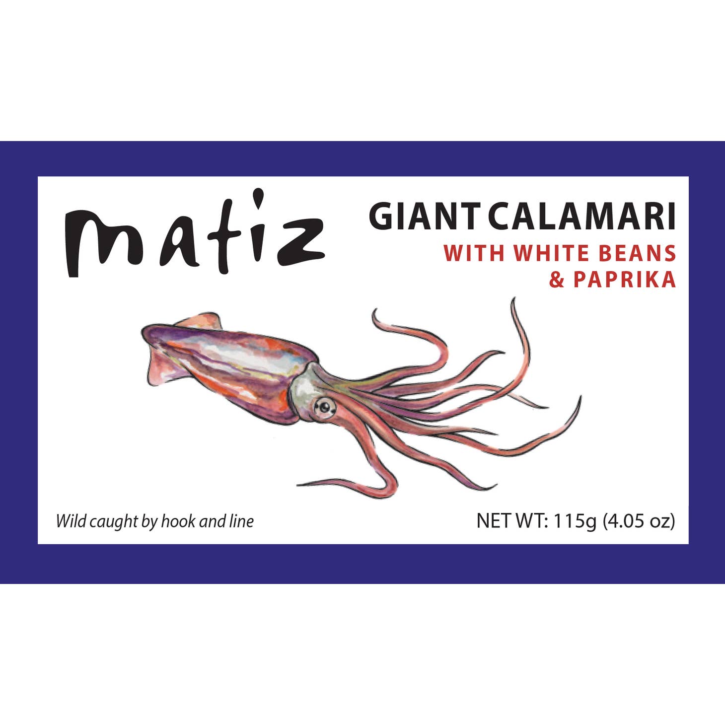 Matiz Giant Calamari with White Beans & Pimenton