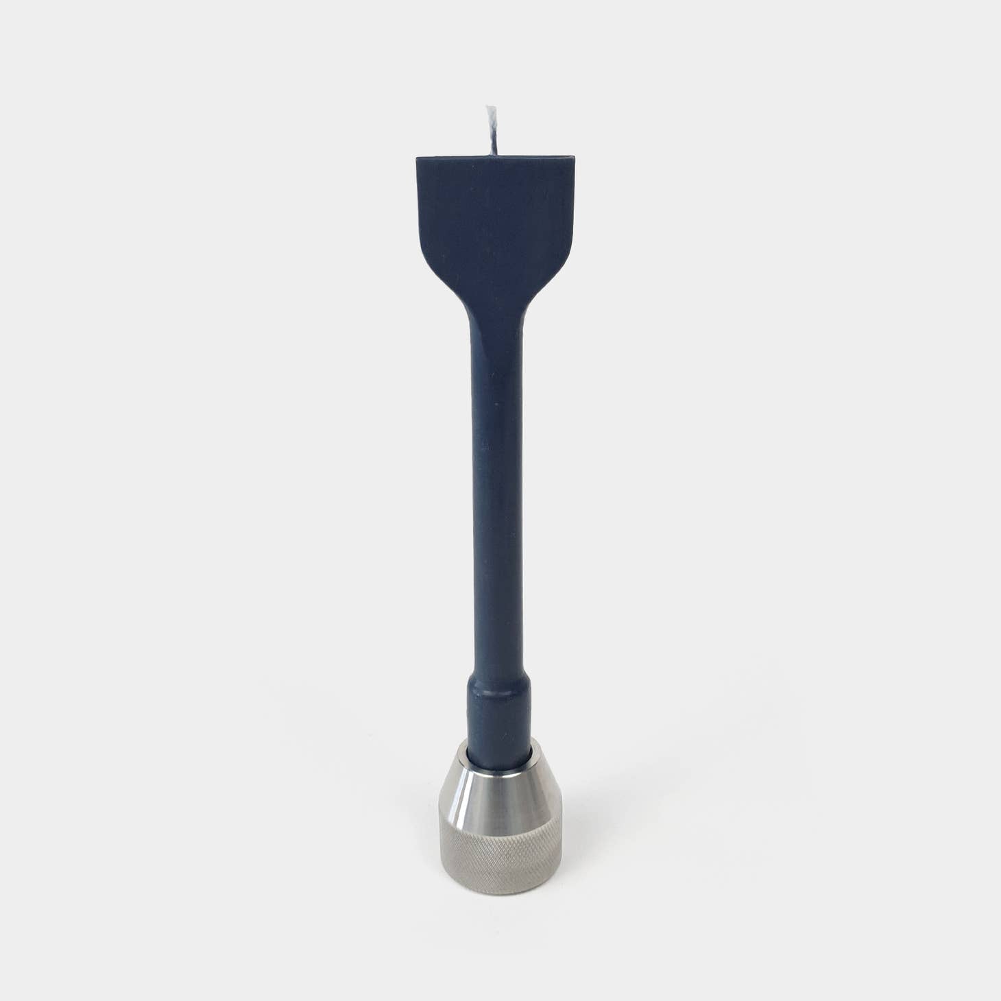 Chisel Drill Bit Candle - Grey