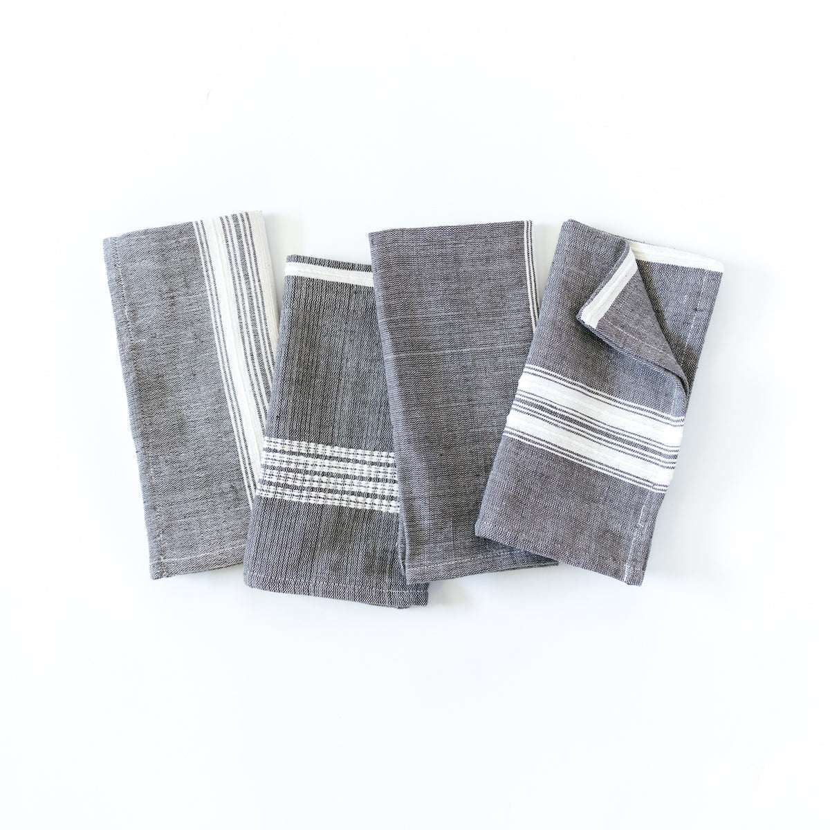 napkins set of 4 grey