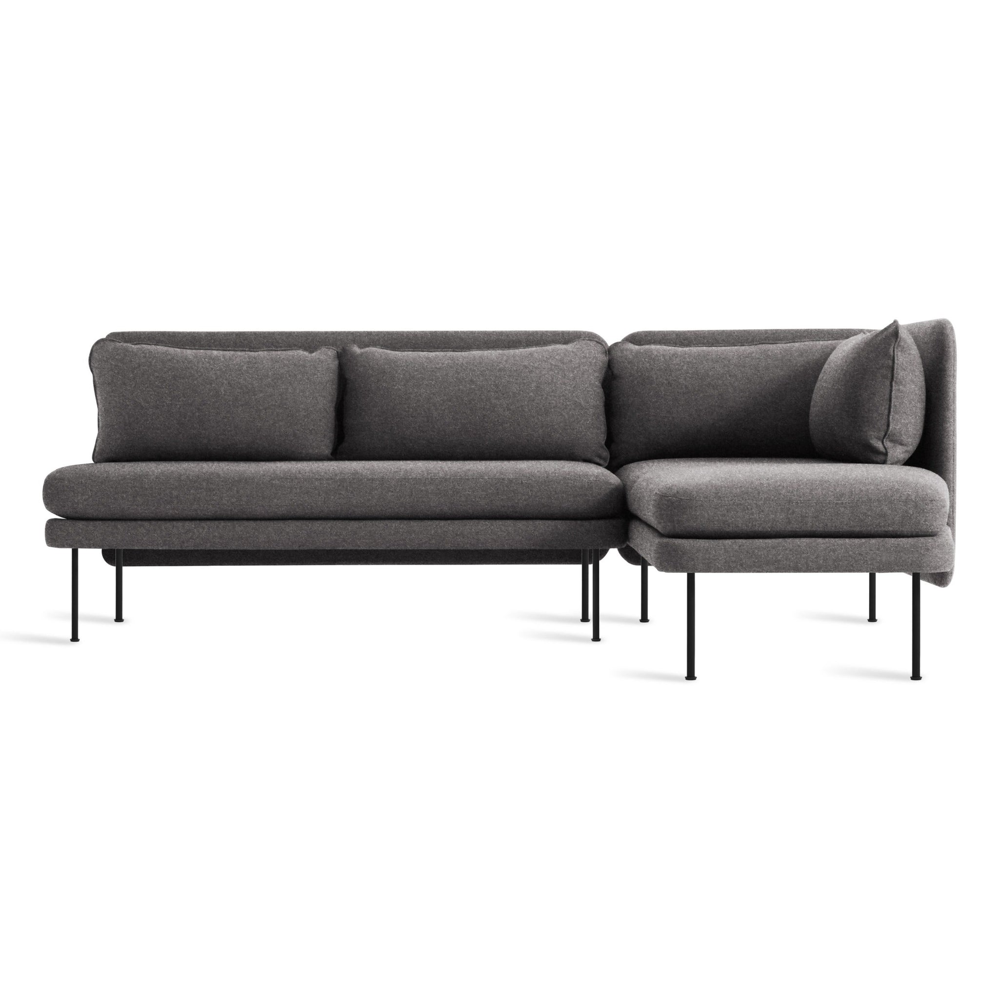 Bloke Armless Sofa with Right Arm Chaise