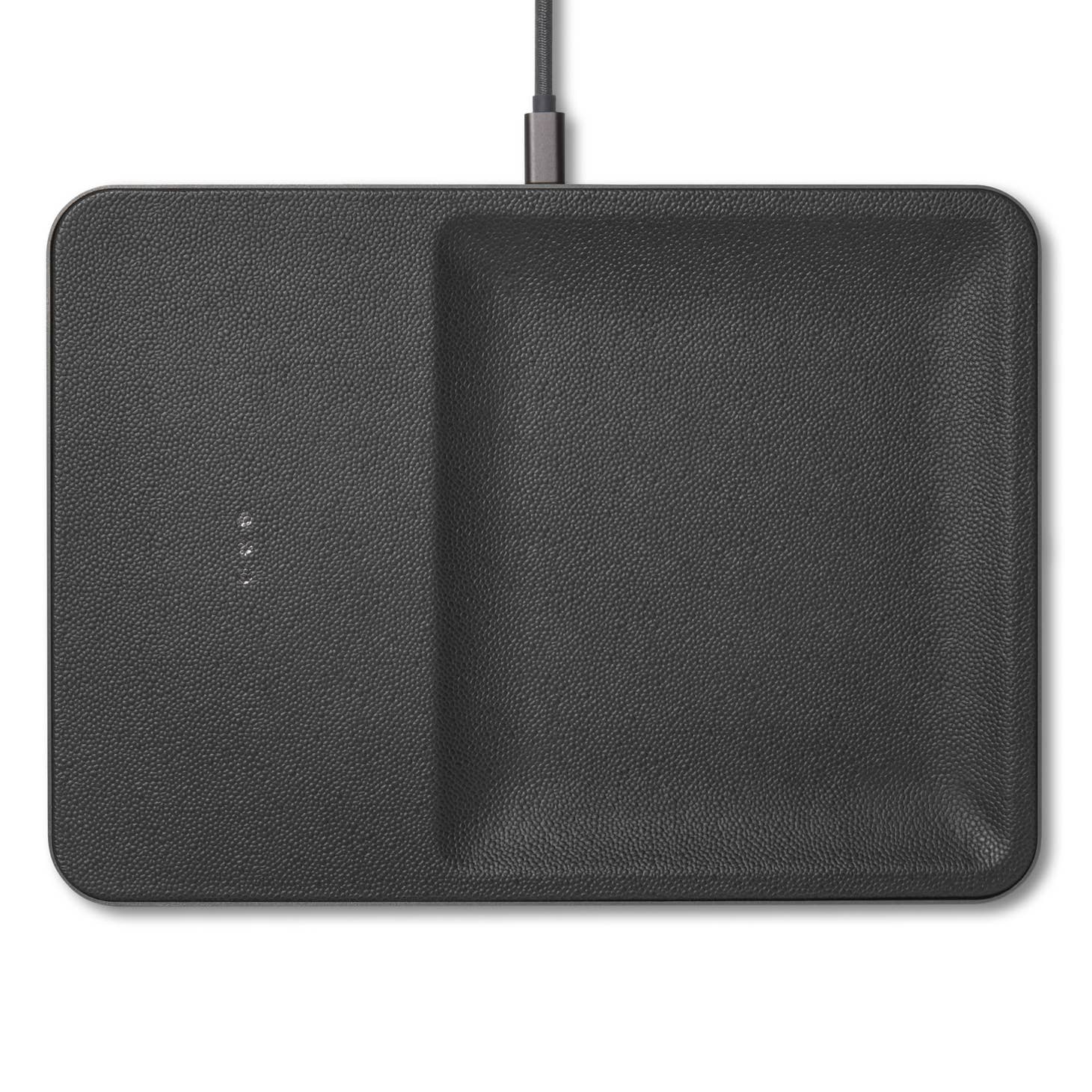 Catch:3 - Essentials Linen Wireless Charger with Valet Tray