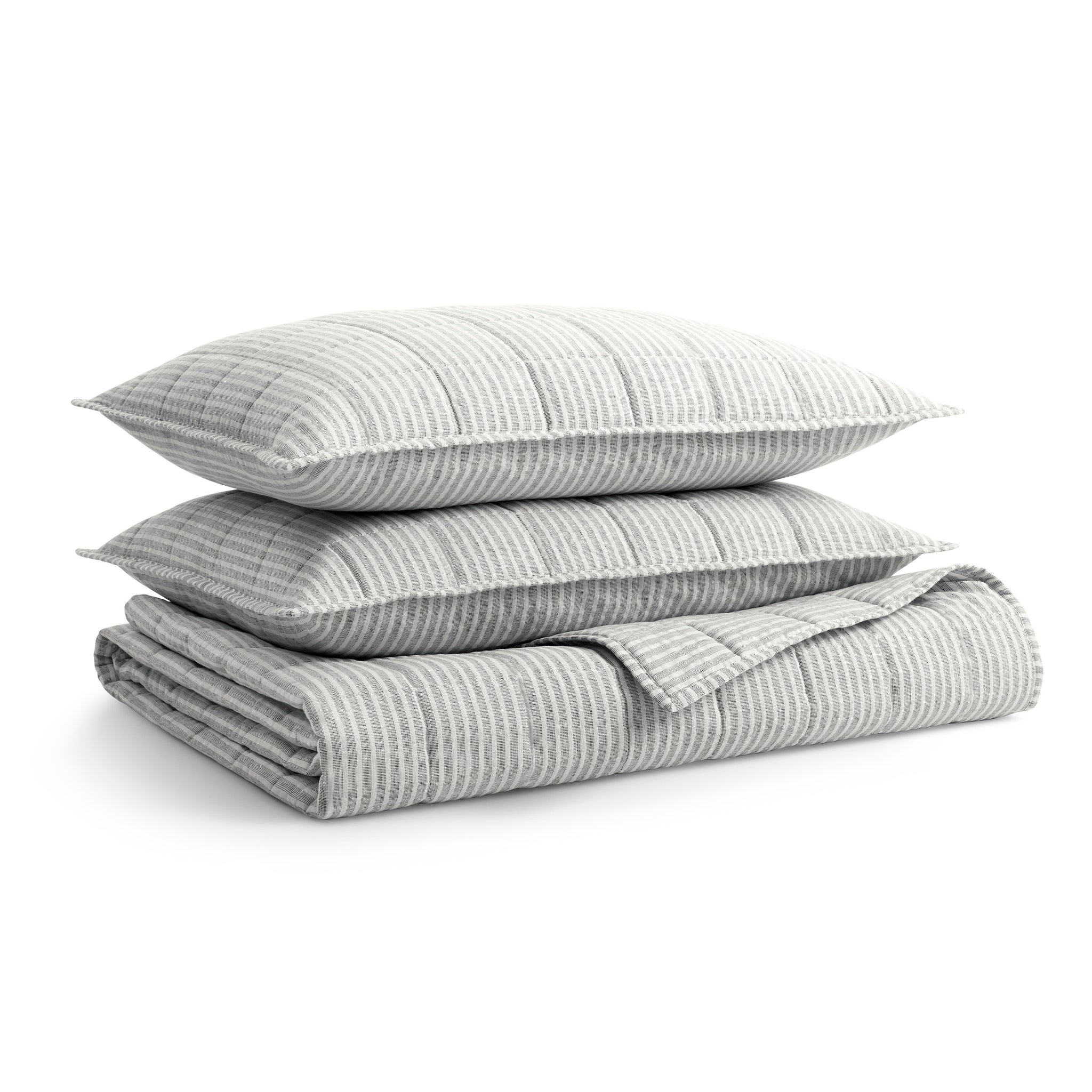 Canfield Stripe Quilt Set - King