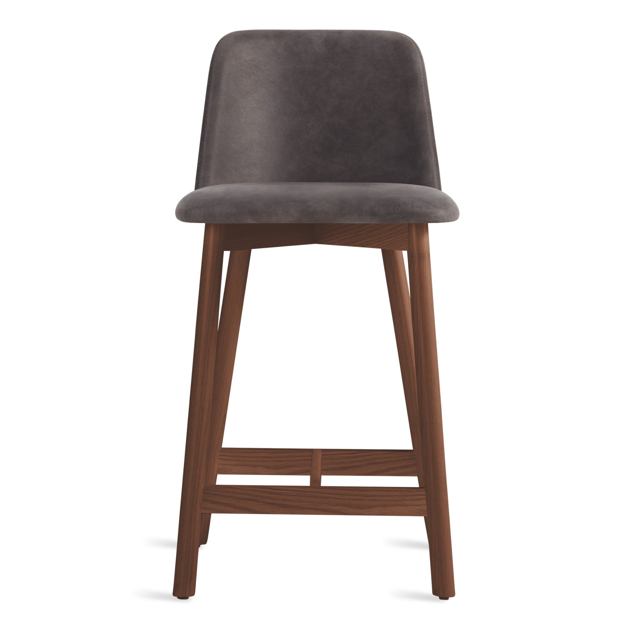 Chip Leather Counter Stool