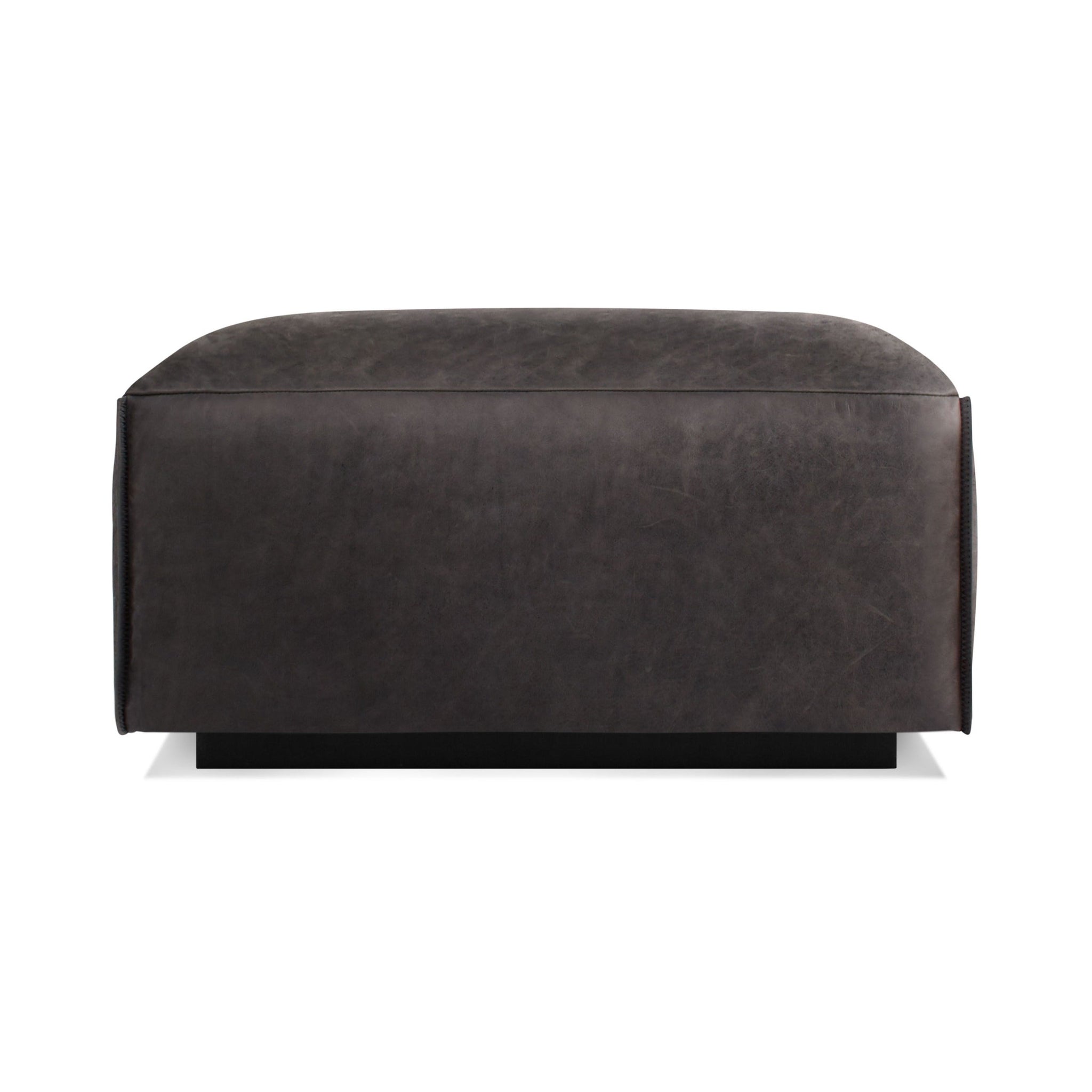 Cleon Leather Ottoman