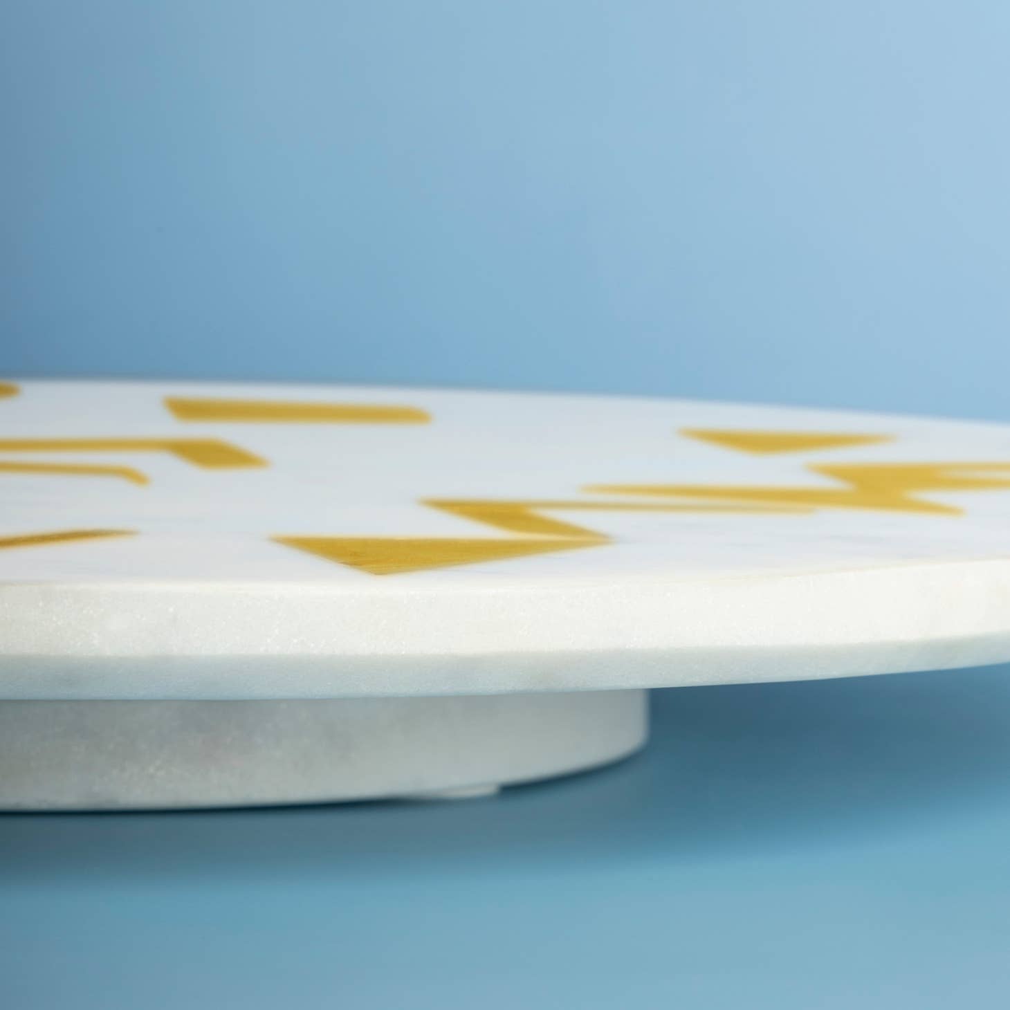 Olympia Marble Lazy Susan 16"