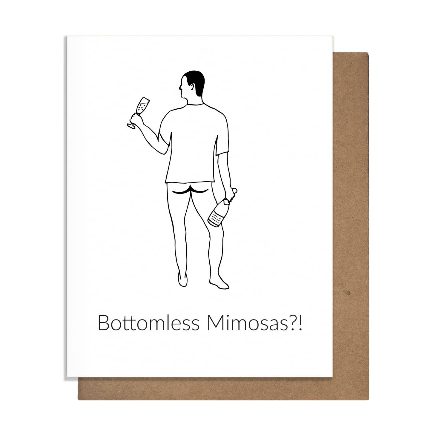 Bottomless Mimosas - Greeting Card