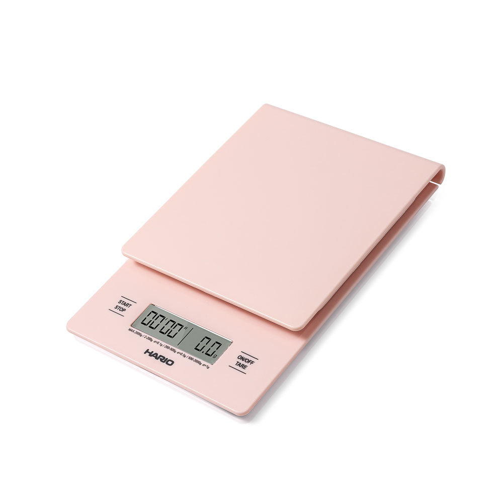 Hario V60 Drip Scale and Timer - Matte Pink