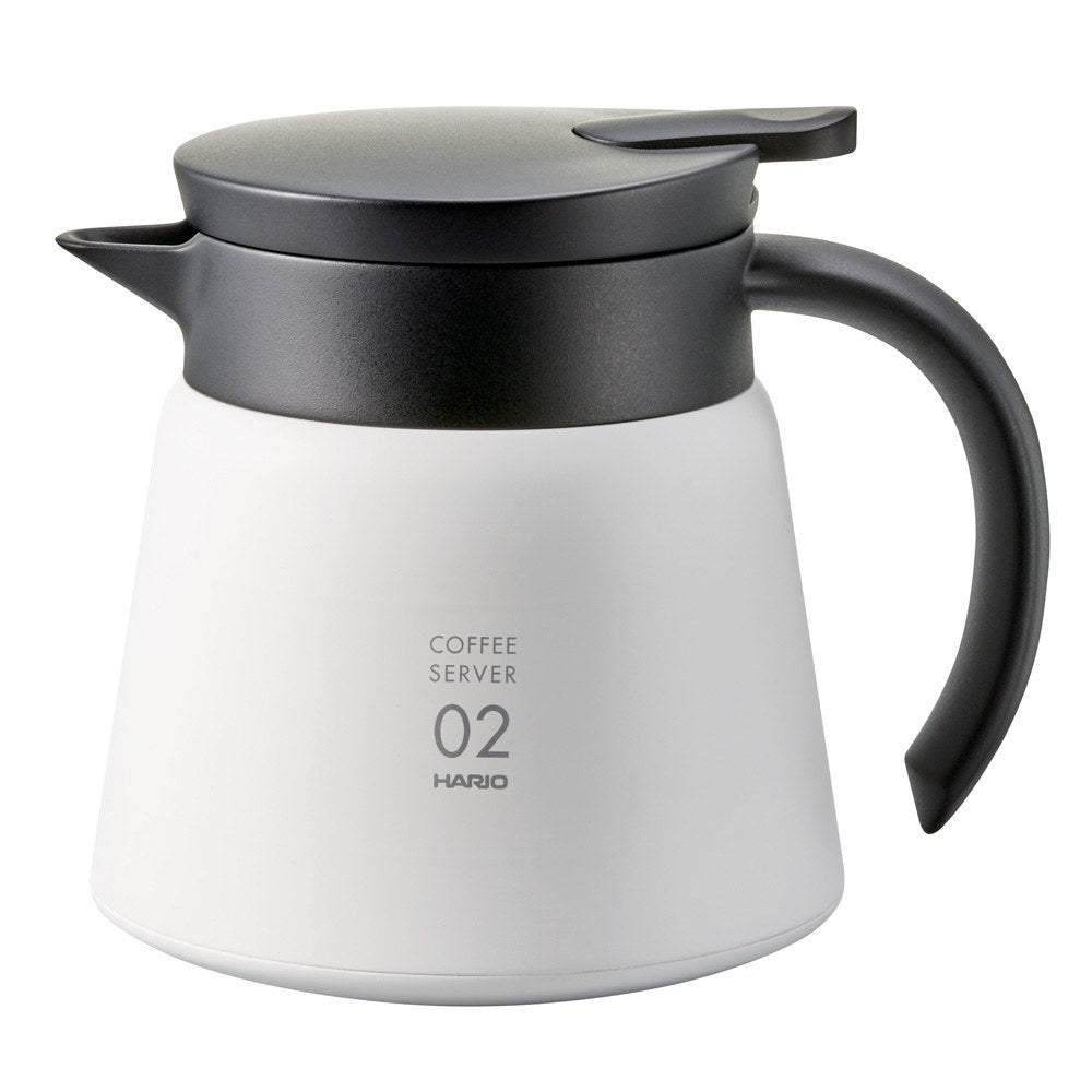 Hario V60 Vacuum Insulated Metal Server 02 - White