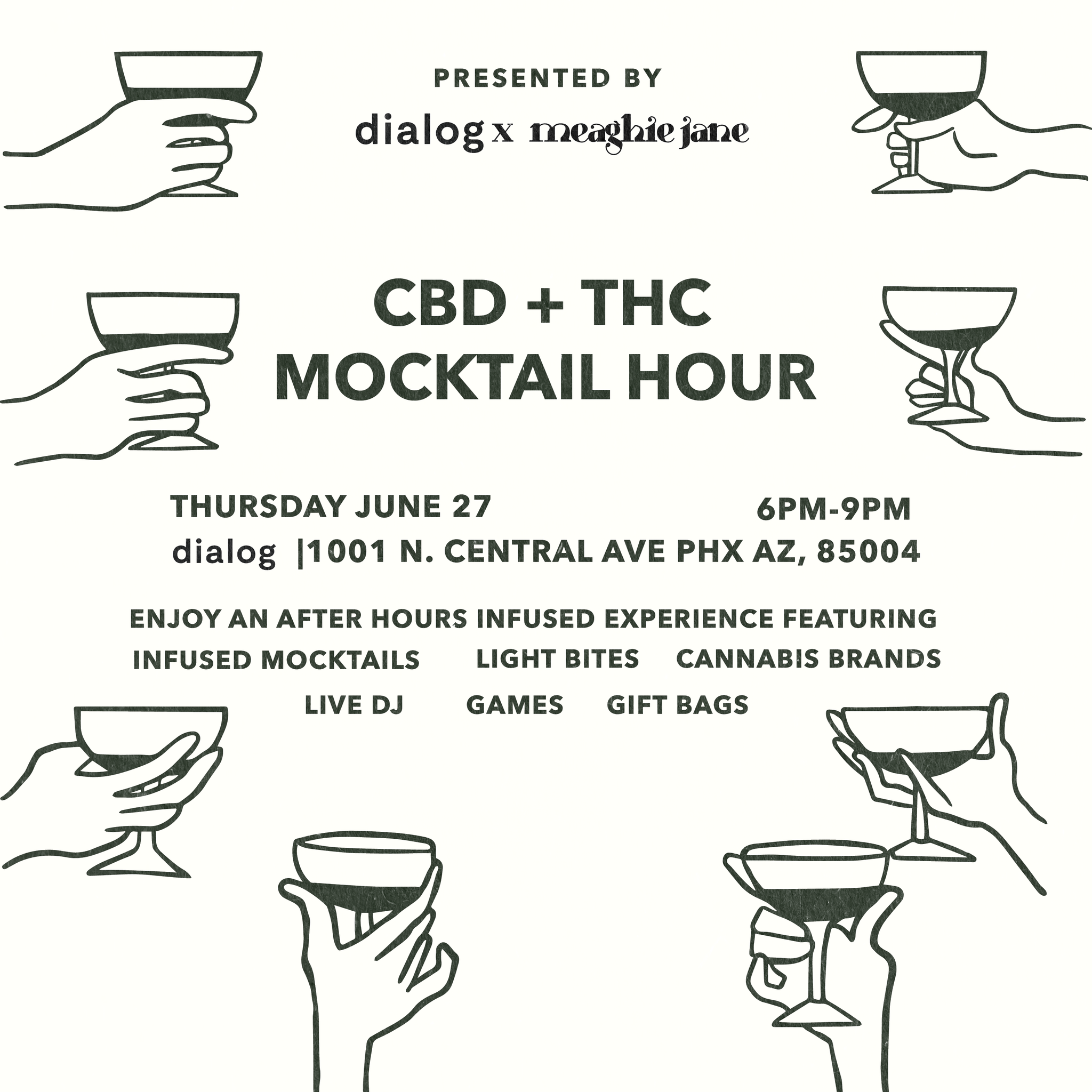 dialog x Meaghie Jane Infused Mocktail Hour