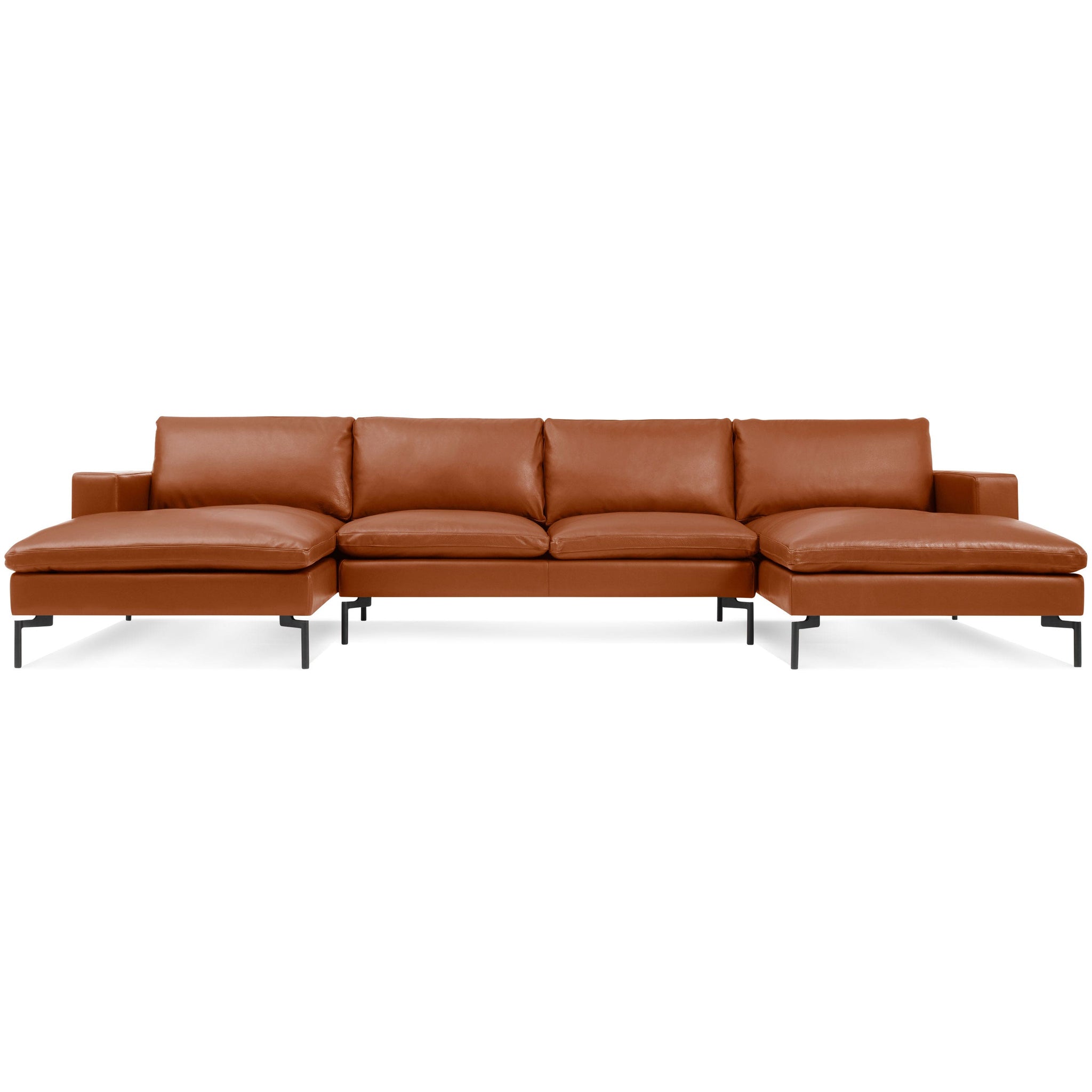 New Standard U-Shaped Leather Sectional Sofa