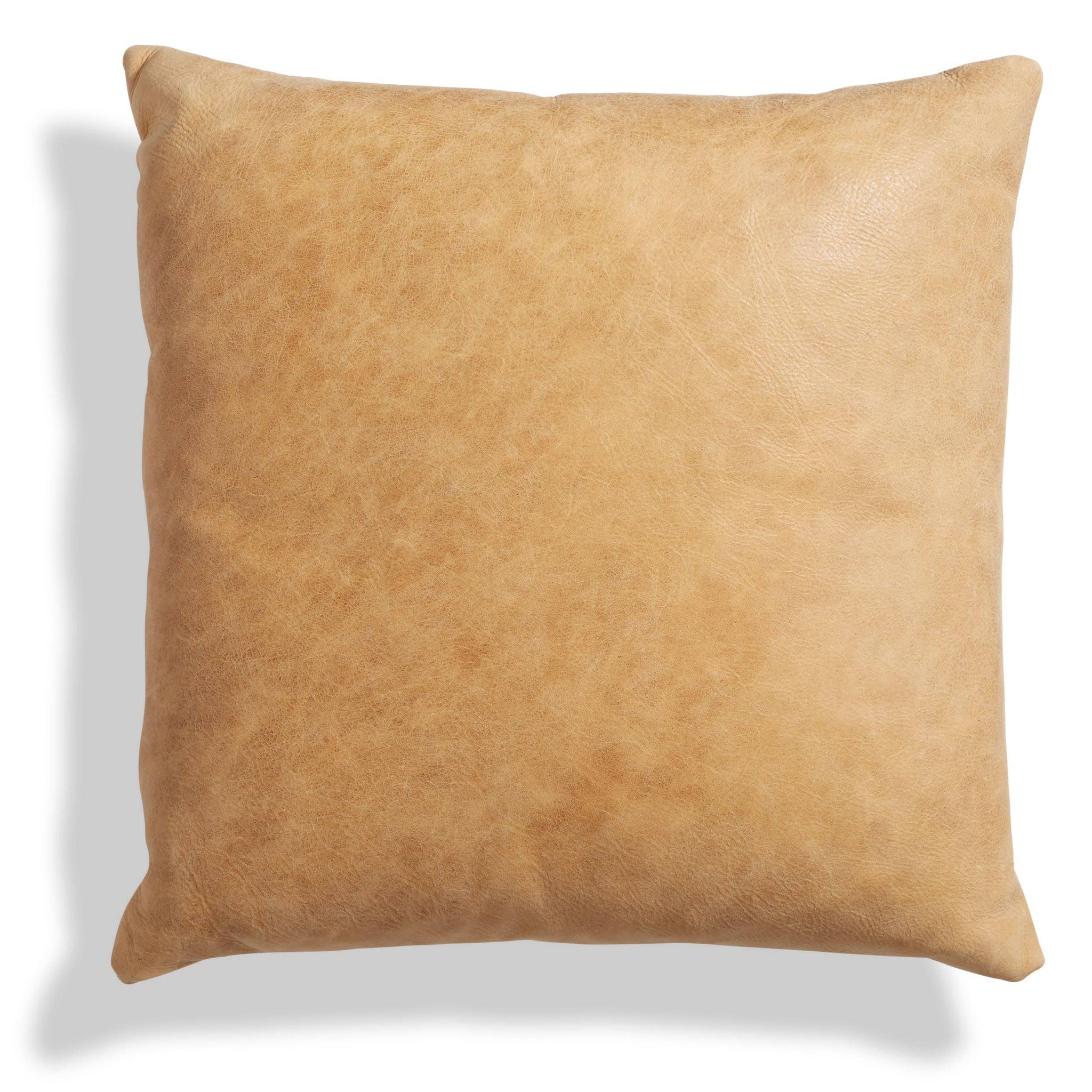 Signal Leather 20" Square Pillow