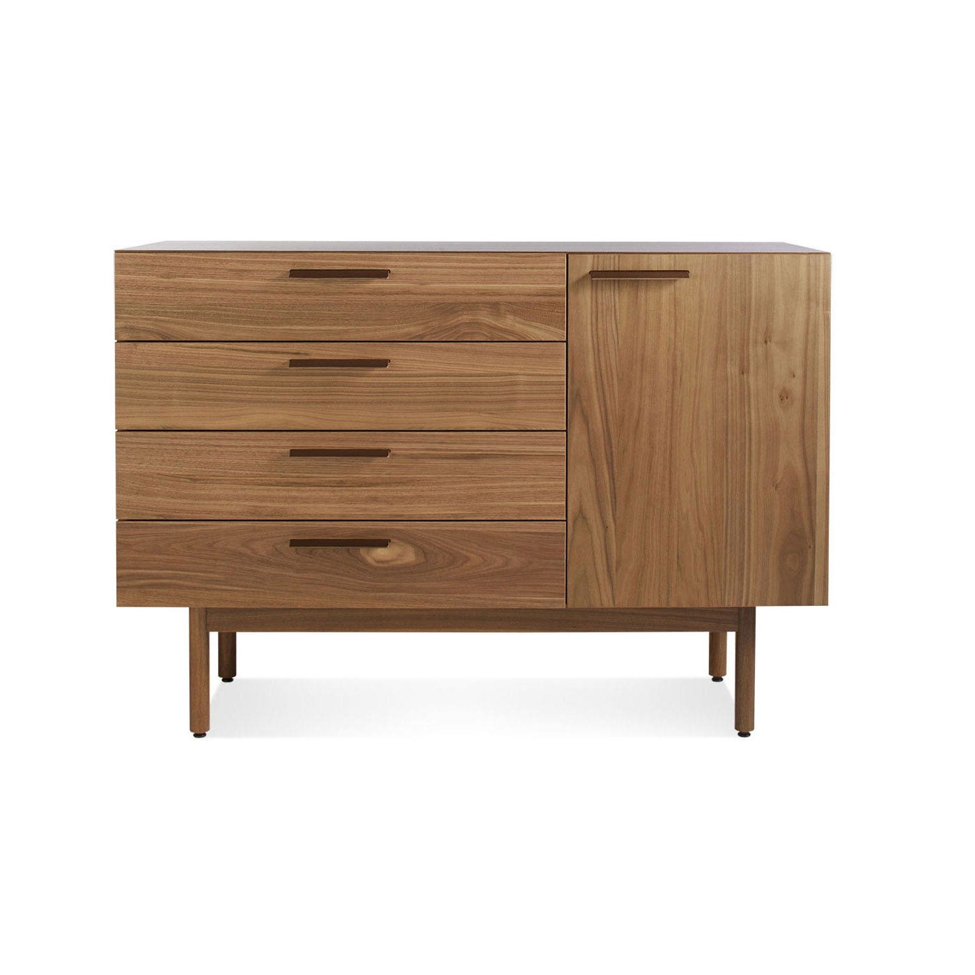 shale-1-door-4-drawer-dresser-walnut_4 blu dot