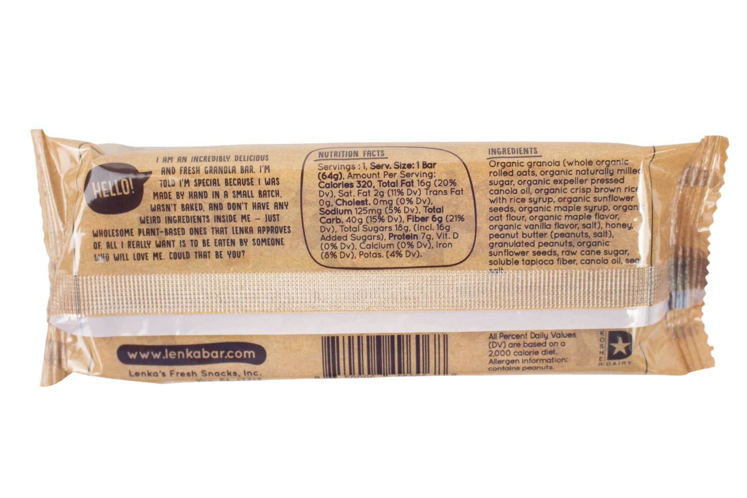 Peanut Butter with Sea Salt Granola Bar