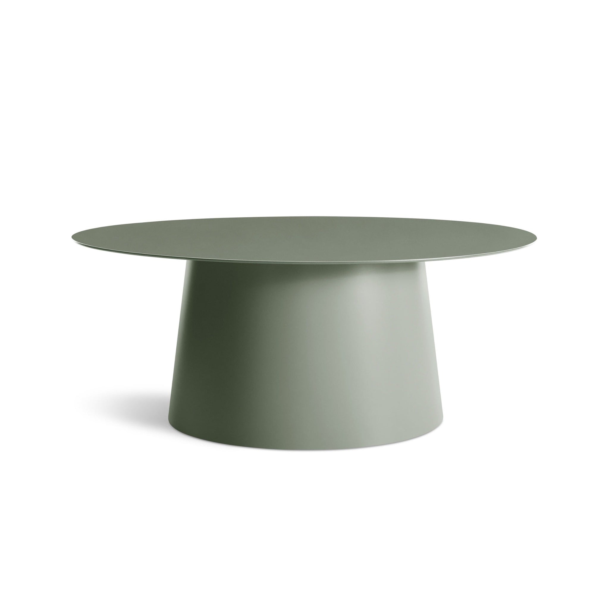 blu dot circula small coffee table - grey green