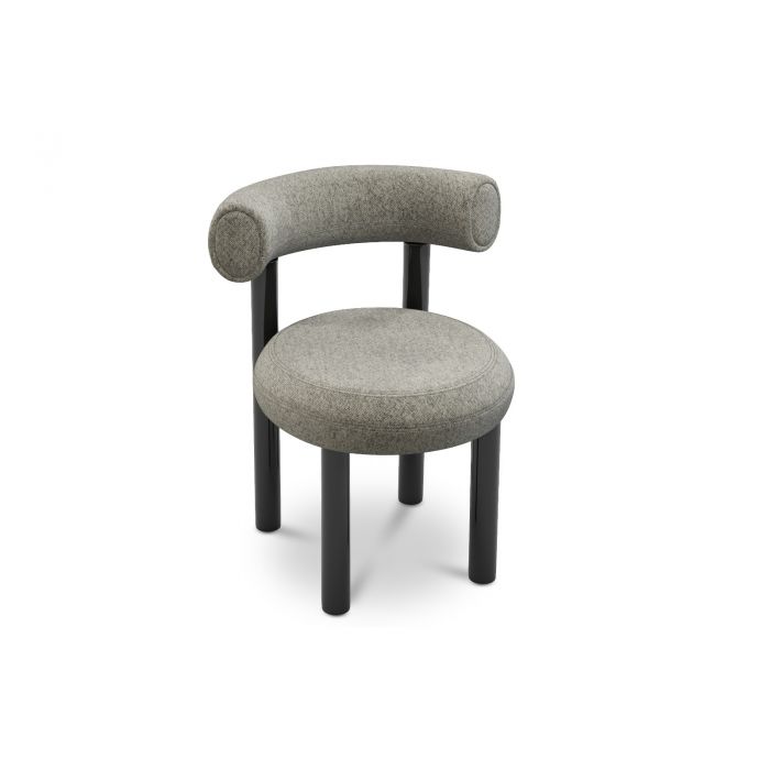 Fat Dining Chair Melange Nap 0111 (grey)