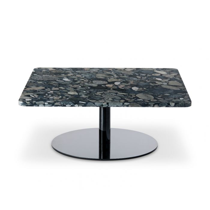 Pebble Table Square Black