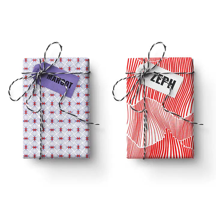FOLKUS Margot-Zeph Double-Sided Stone Gift Wrapping Paper