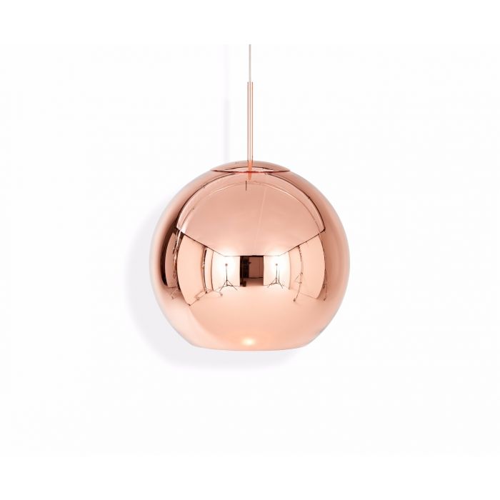 Copper 45cm Round LED Pendant UL - T24