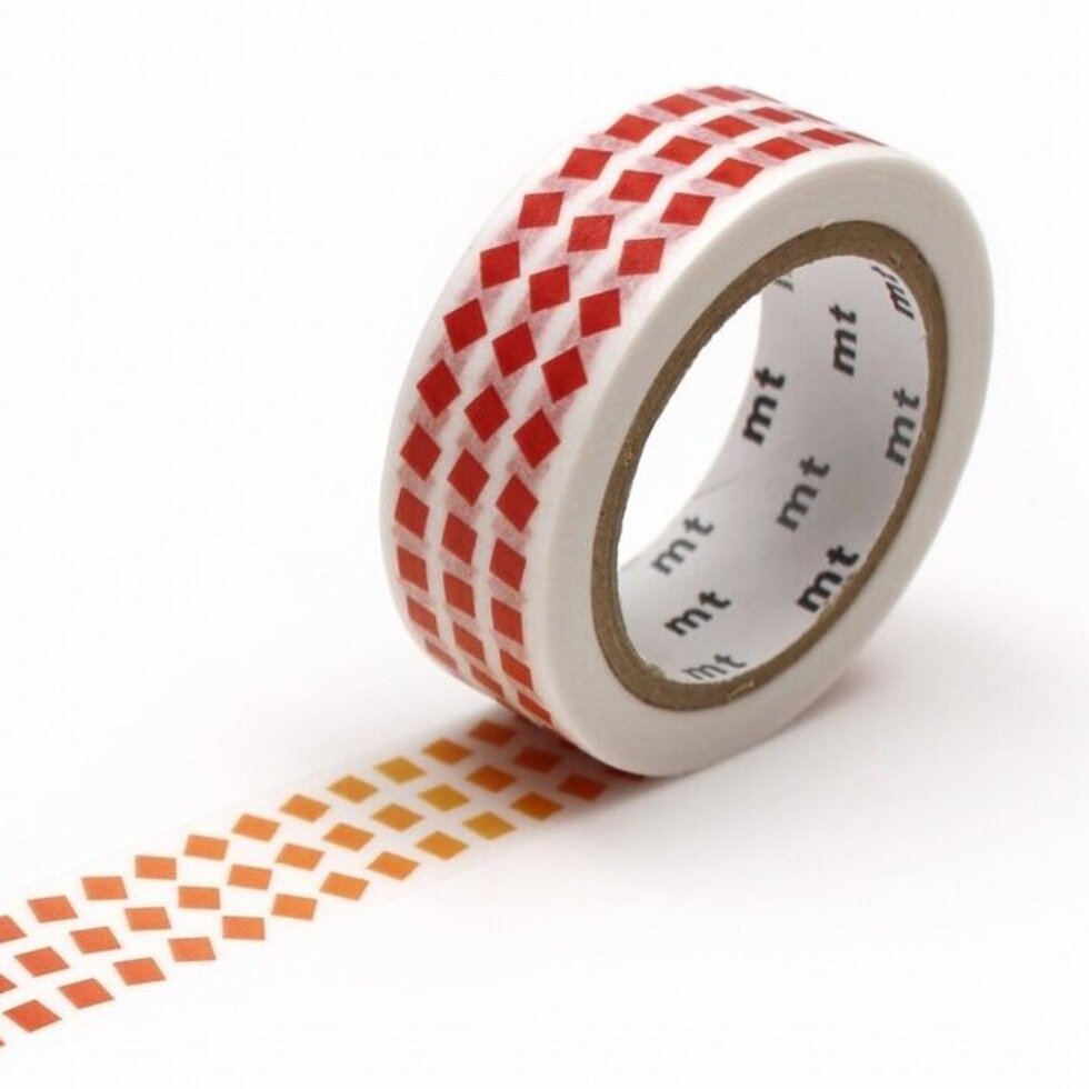 Masking Tape Roll Square Red Tape